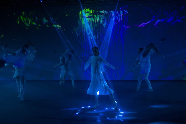 Юлия Кавтарадзе, Анна Бессонова и Василиса Фролова на презентации Hurawalhi Maldives